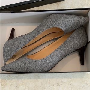 Nine West gray heels- brand new